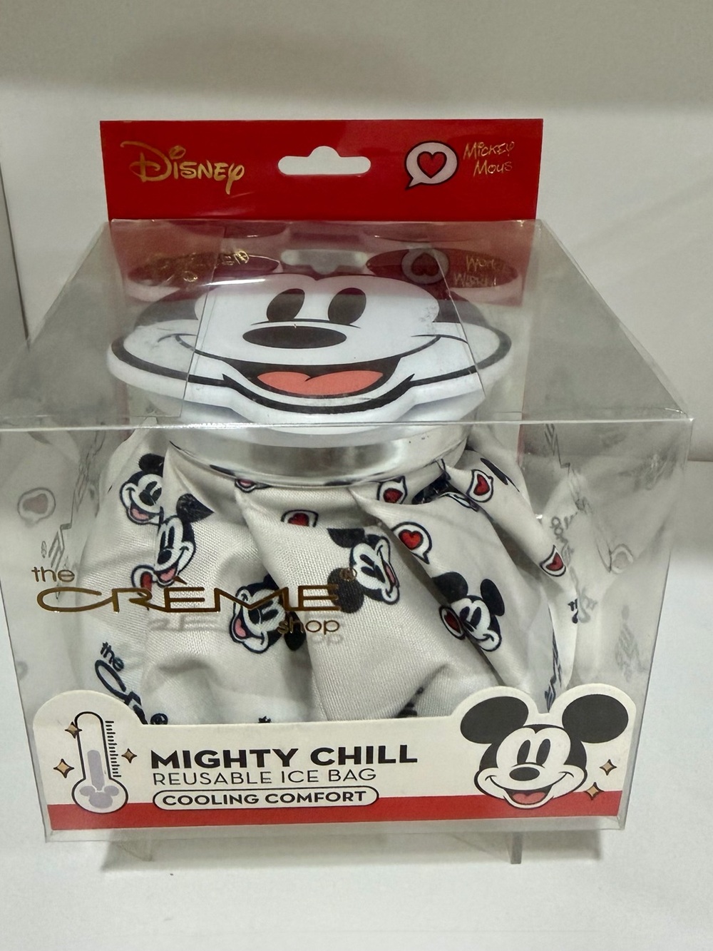 Disney White Mickey Mouse Pattern Reusable Ice Bag